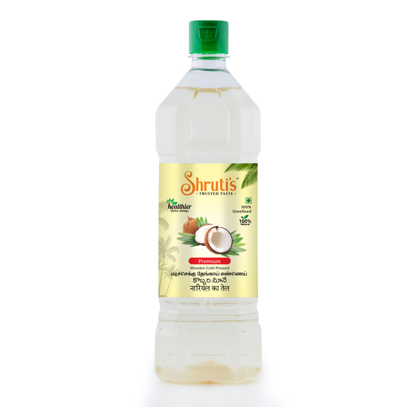 Cold Pressed Coconut Oil (Chekku / Kachi Ghani)