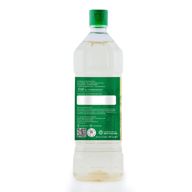 Cold Pressed Coconut Oil (Chekku / Kachi Ghani)