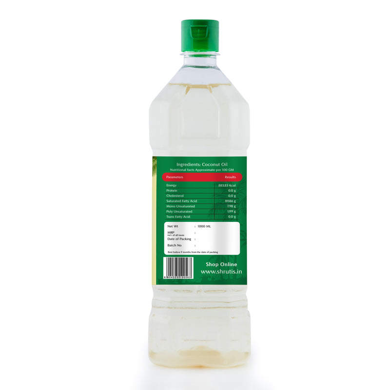 Cold Pressed Coconut Oil (Chekku / Kachi Ghani)