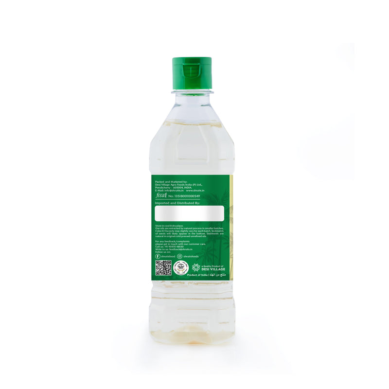 Cold Pressed Coconut Oil (Chekku / Kachi Ghani)