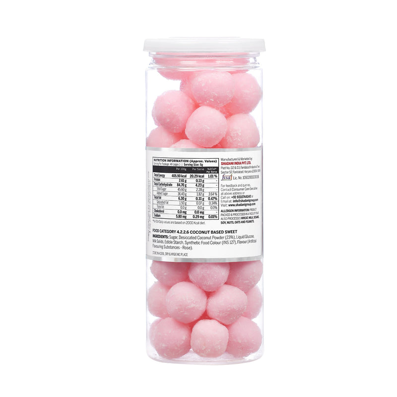 Coconut Rose Peda Can