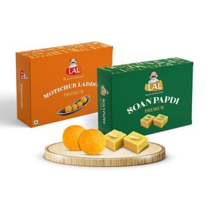 Combo of Soan Papdi and Motichur Laddoo