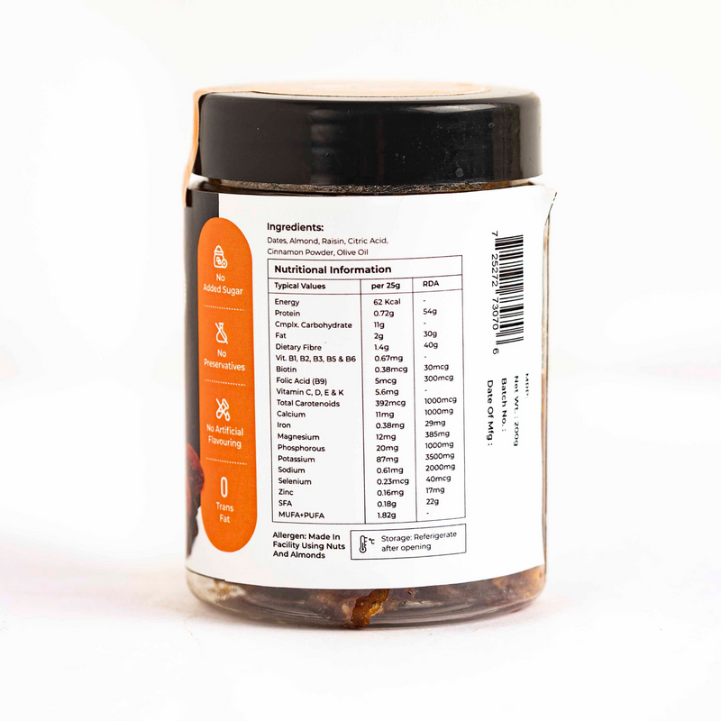 Date Almond Raisin Spread