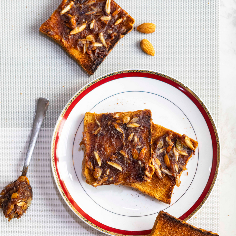 Date Almond Raisin Spread