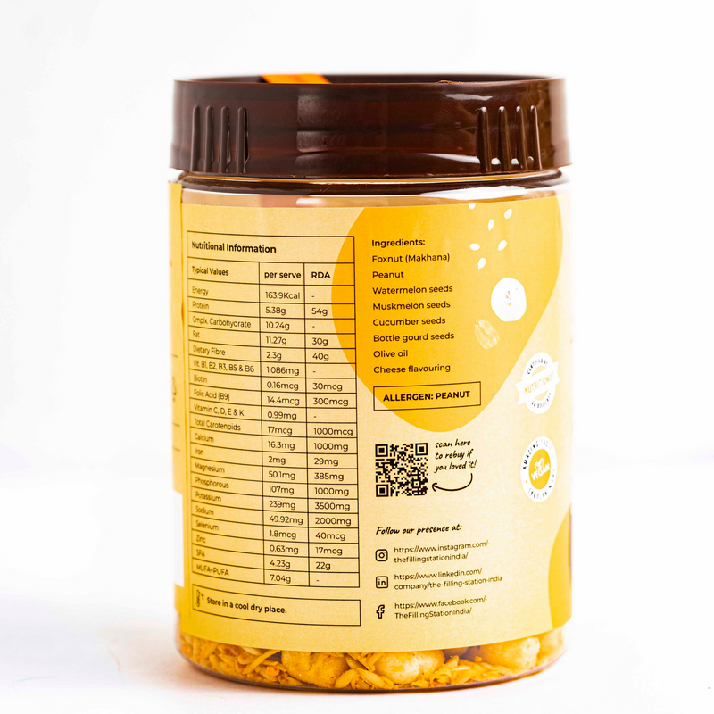 Foxnut 4 Seed Trail Mix - Cheese