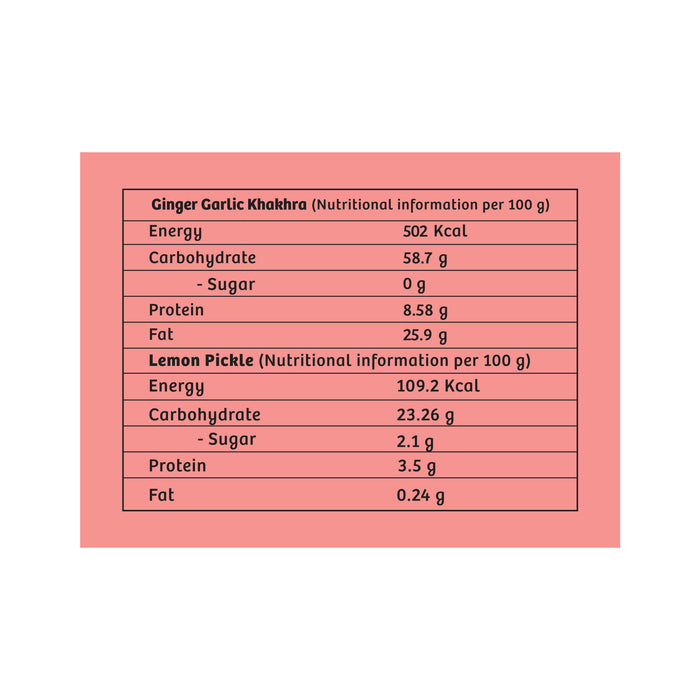 Gulabs Ginger Garlic Khakhra