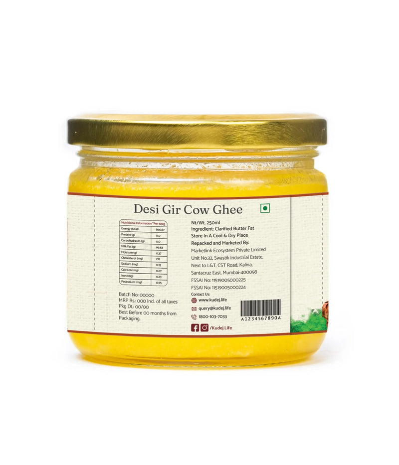 Desi Gir Cow A2 Ghee