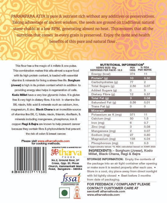 Gluten Free Multigrain Atta