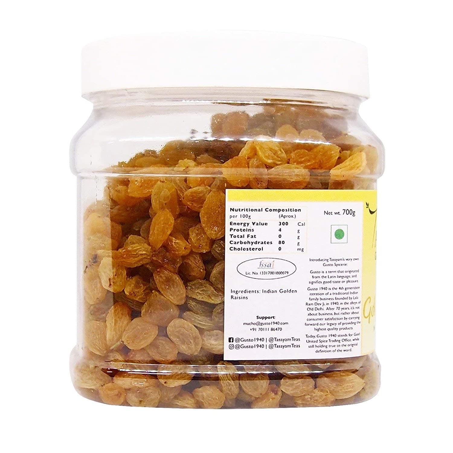 Buy Golden Raisins from Tassyam, Sonipat Online | — Foodwalas
