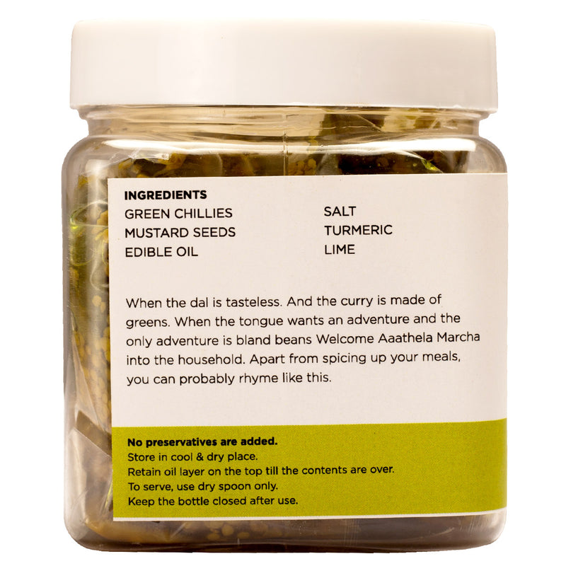 Green Chillies Pickle