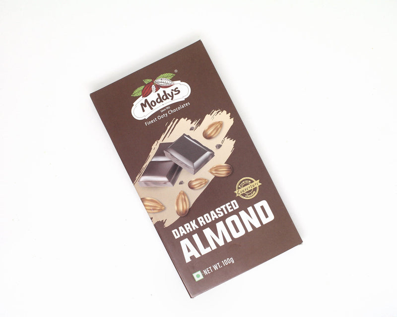 Dark Almond Chocolate Bar