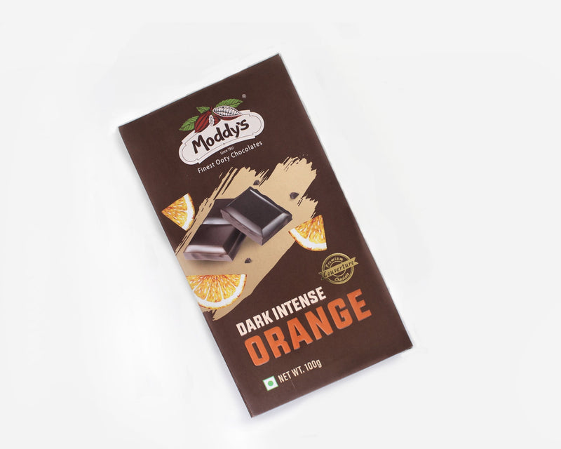 Dark Intense Orange Chocolate Bar