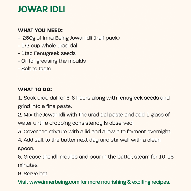 Jowar Idli