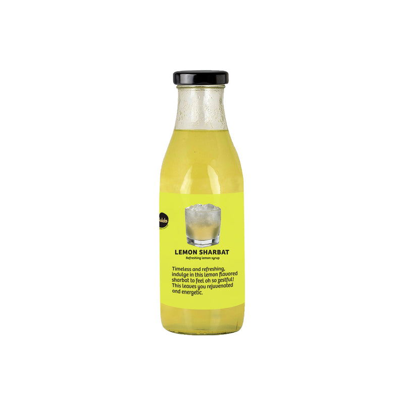 Gulabs Lemon Sharbat – Classic Lemon Syrup Concentrate