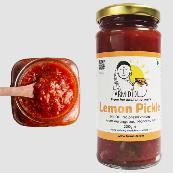 Farm Didi Oil free Lemon Pickle Crushed sweet and sour