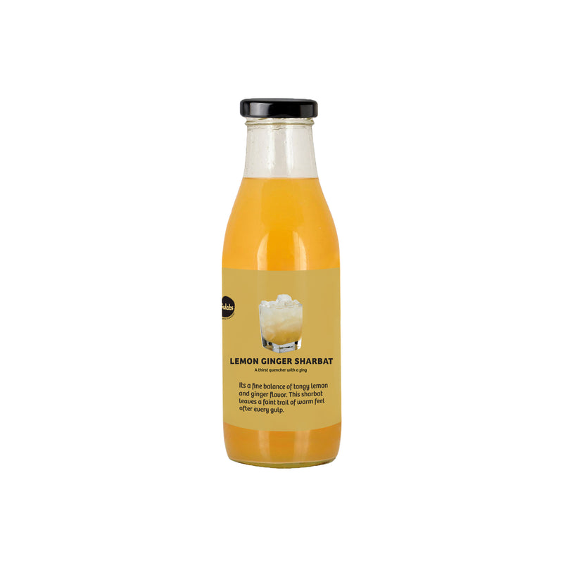 Gulabs Lemon Ginger Sharbat – Tangy & Zesty Summer Drink