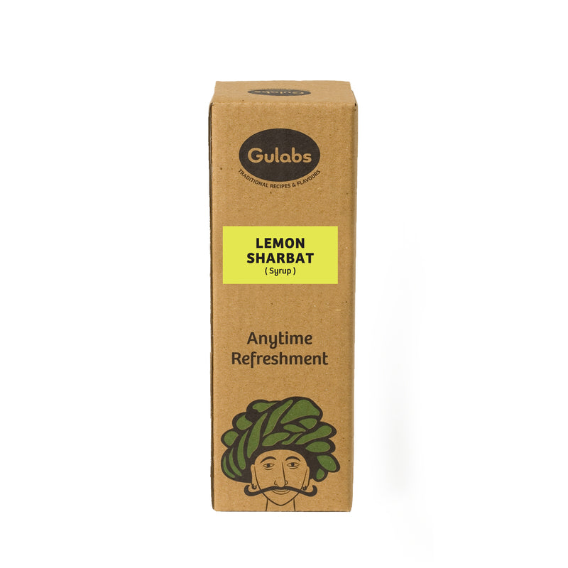 Gulabs Lemon Sharbat – Classic Lemon Syrup Concentrate