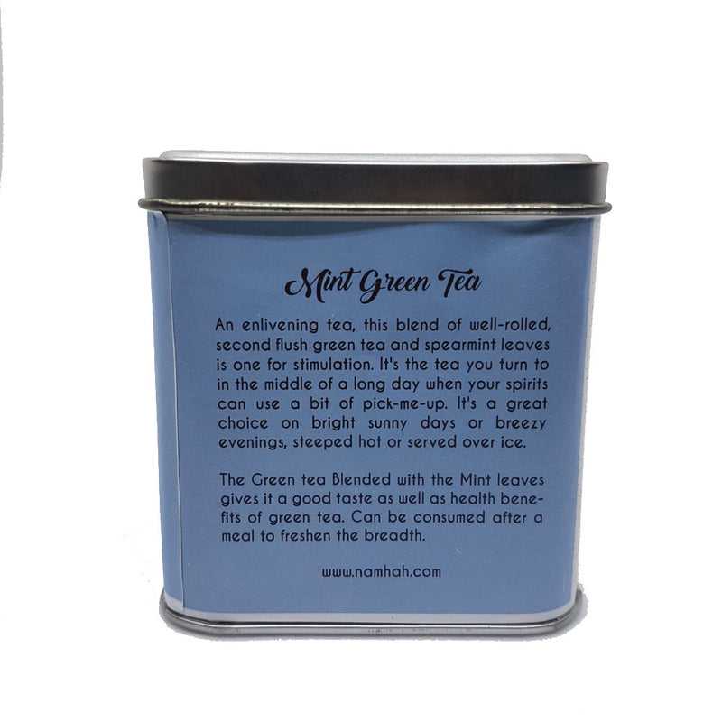 Mint Green Tea | Premium Tea Tin Box