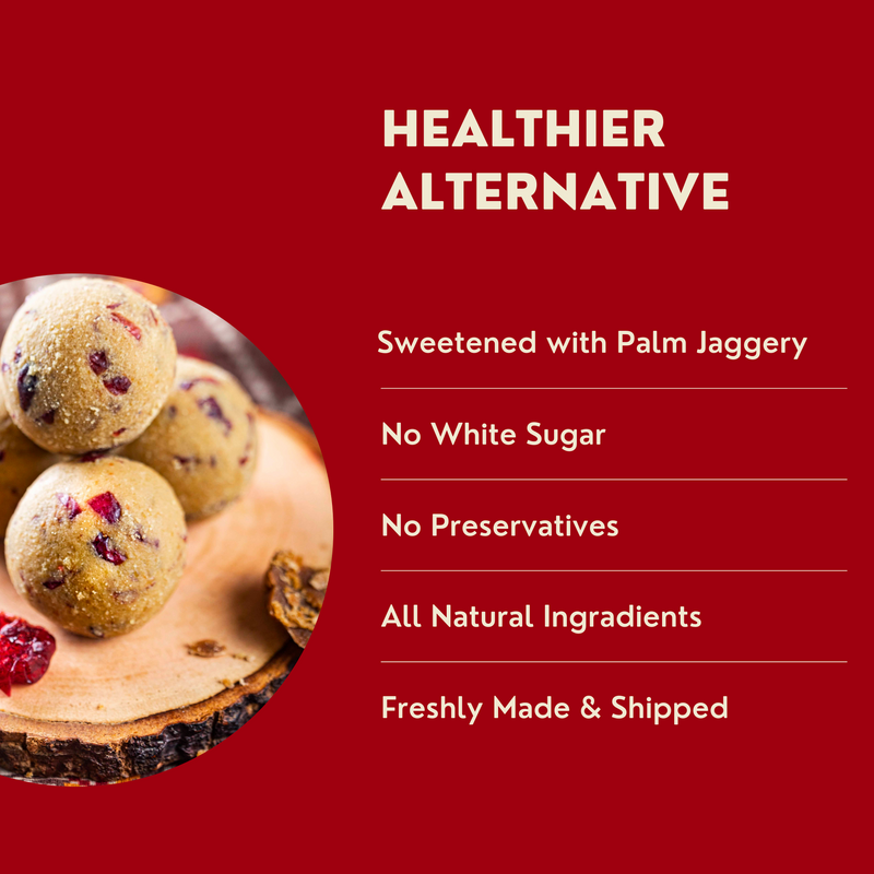 Moongdal Cranberry Laddoo
