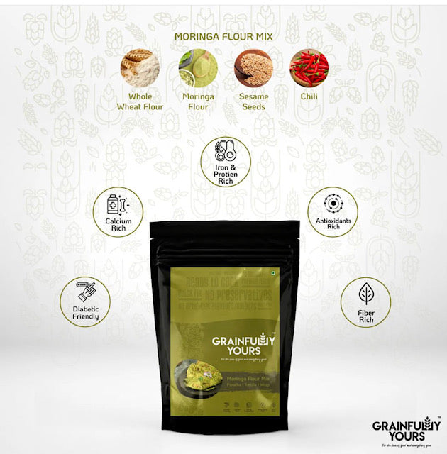 Moringa Flour Mix - Paratha | Wrap | Tortilla