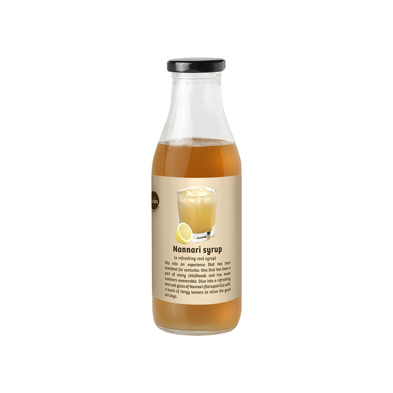 Gulabs Nannari Syrup – Traditional Sarsaparilla Summer Cooler