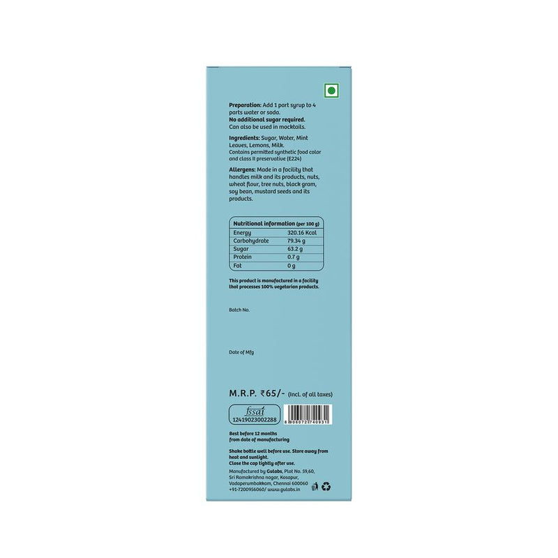 Gulabs Mini Pudina Sharbat