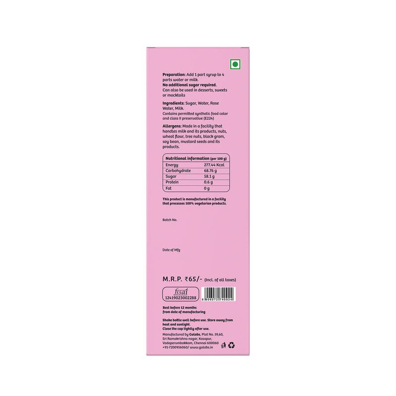 Gulabs Mini Rose Sharbat