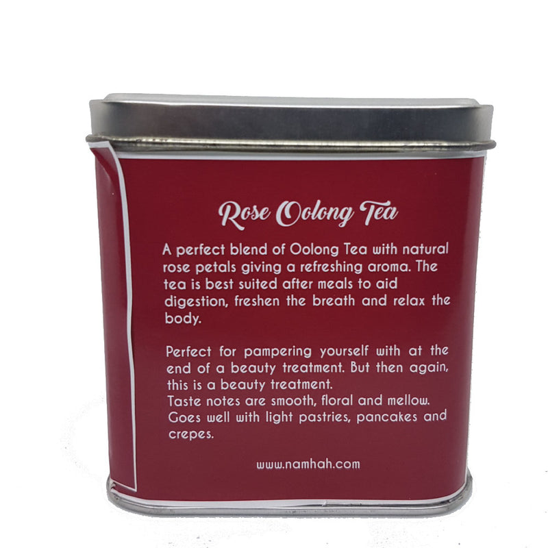 Rose Oolong Tea | Premium Tea Tin Box