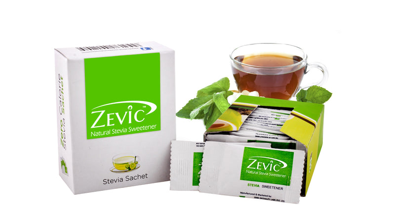 Zevic Stevia Sachets - Sugarfree