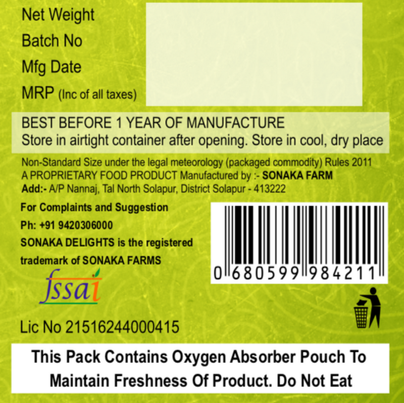 Sonaka Delights King Size Premium Black Raisins (Manuka) | Season Favorite