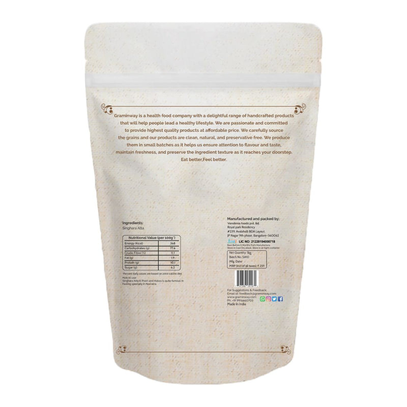 Singhara Atta | Gluten Free