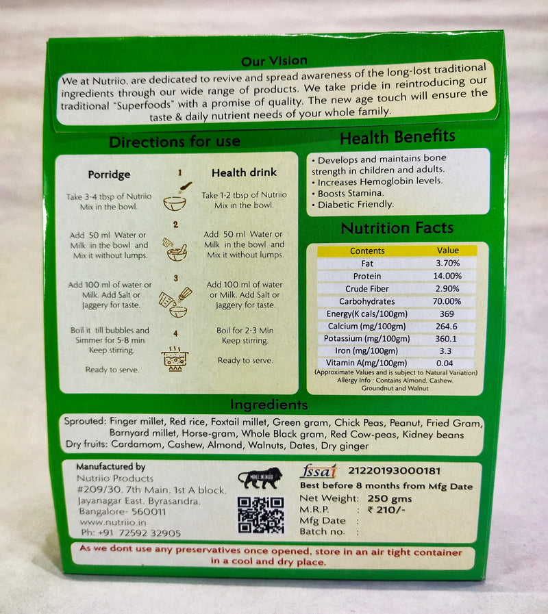 Sprouted Multigrain Mix