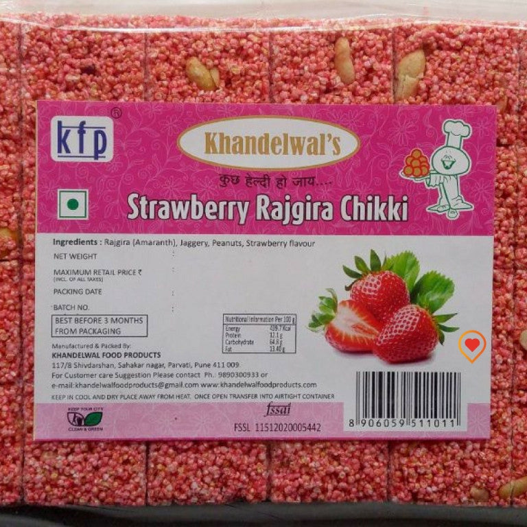 Rajgira (Amaranth) contains twice the amount of calcium as milk and is rich in Magnesium. Major ingredient in making rajgira chikki is jaggery. Jaggery contains iron in high proportion
