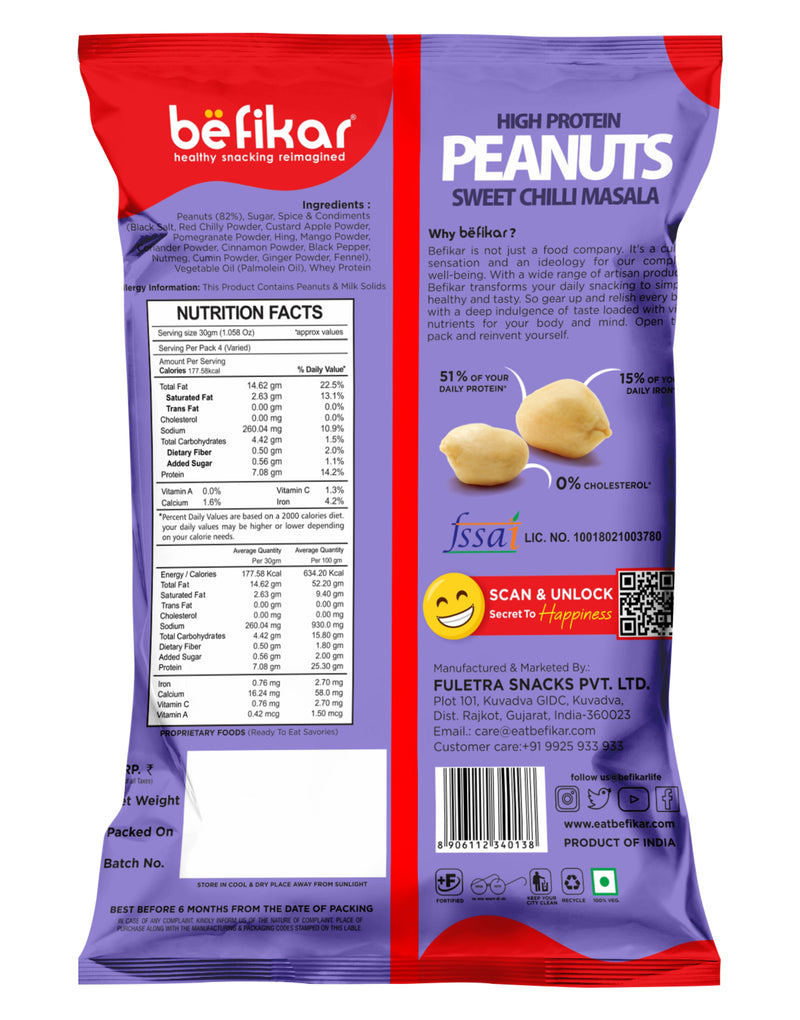 Sweet Chilli Masala Peanuts