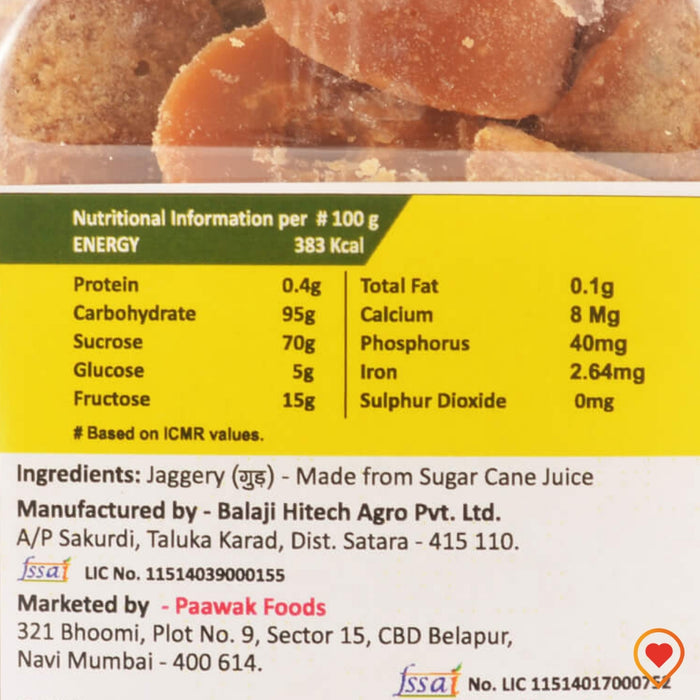 Combo Jars  - Paawak Natural Jaggery (Gud) Cubes & Powder