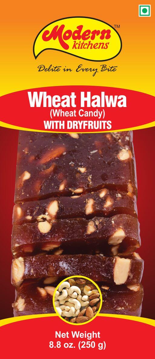 Modern Kitchens - Wheat Halwa with Dryfruit