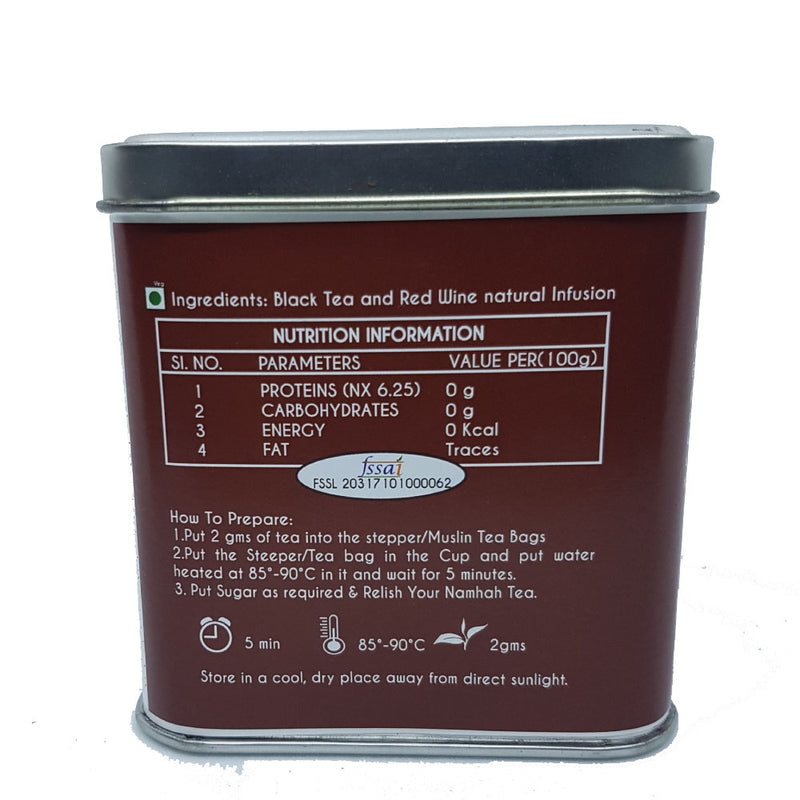 Wine Tea | Premium Tea Tin Box
