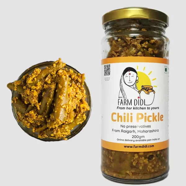 FarmDidi Green Chilli Pickle