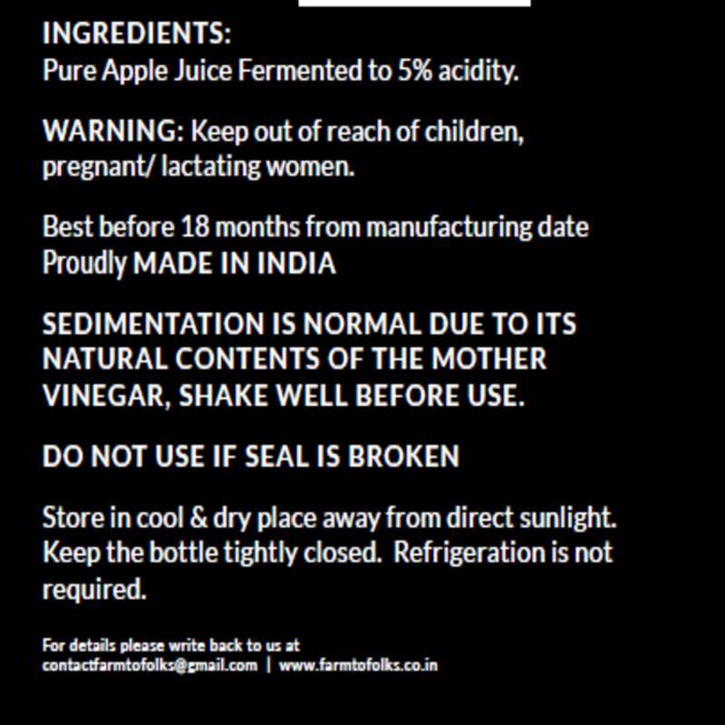 Apple Cider Vinegar with Mother