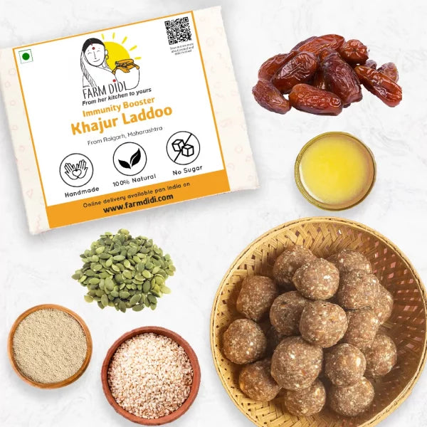 FarmDidi Immunity booster Khajur Laddoo