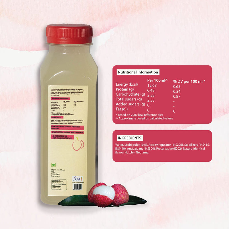 Sugarfree Litchi juice