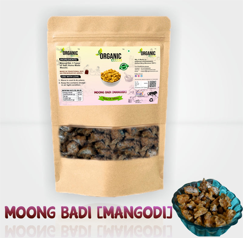 Monghadi Buy Moong Badi (Mangodi) from Organic Anand, Mandsaur Online — Foodwalas