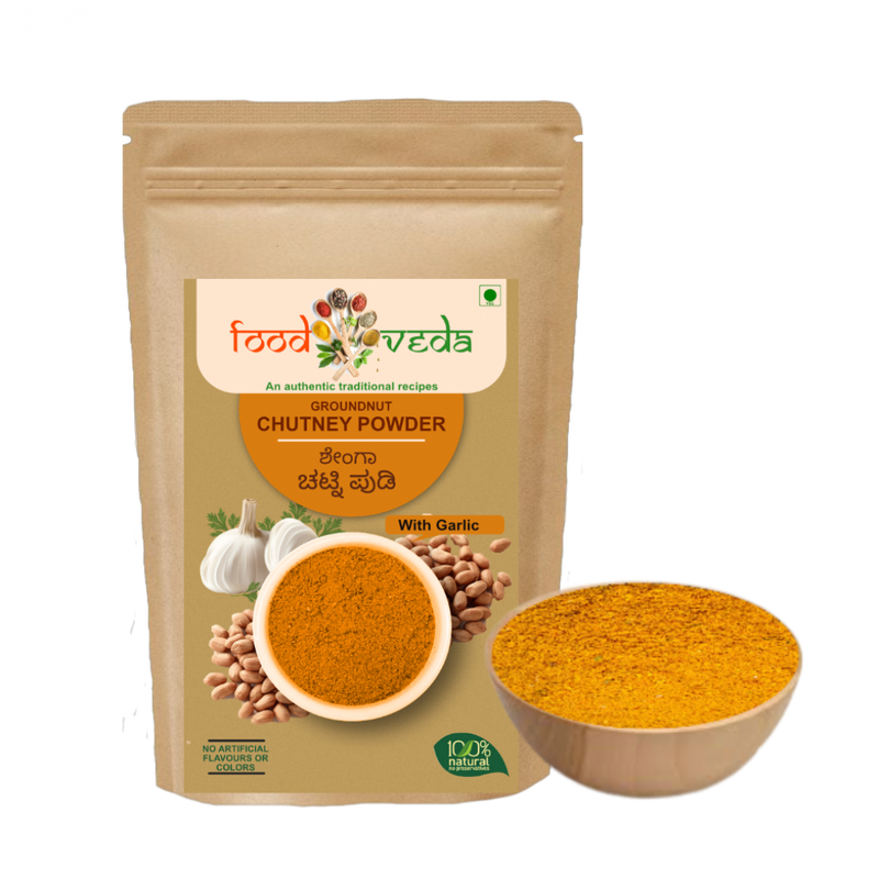 Groundnut Chutney powder with Garlic